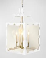 Image 1 of 2: Worlds Away Talula 28" 4-Light Chandelier