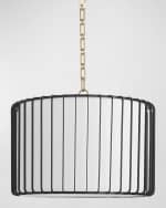Image 2 of 2: Tuxedo 24" 3-Light Chandelier