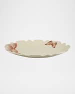 Image 2 of 3: Bordallo Pinheiro Cloudy Butterflies Platter by Claudia Schiffer