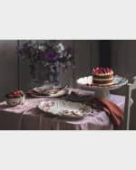 Image 3 of 3: Bordallo Pinheiro Cloudy Butterflies Platter by Claudia Schiffer