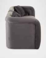 Image 4 of 7: Haute House Quinn Velvet Sofa, 93"