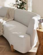 Image 3 of 3: Arteriors Claude Sofa, 101"