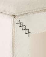Image 5 of 5: Arteriors Cowan Hair on Hide 25" Counter Stool