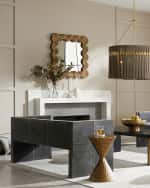 Image 3 of 7: Arteriors Donovan Suede Settee