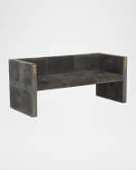 Image 1 of 7: Arteriors Donovan Suede Settee