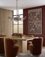 Image 2 of 8: Arteriors Crockett Dining Table, 80"