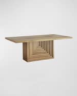 Image 4 of 8: Arteriors Crockett Dining Table, 80"