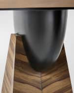 Image 5 of 7: Arteriors Dorette Oval Entry Table, 42"