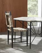 Image 3 of 3: Arteriors Lakewood Leather Dining Chair
