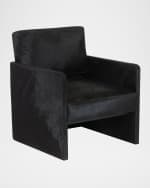 Image 1 of 3: Arteriors Devine Hair on Hide Lounge Chair