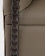 Image 5 of 5: Arteriors Escondido Leather Lounge Chair