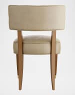 Image 3 of 4: Arteriors Laurent Leather Dining Chair