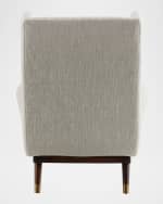 Image 4 of 6: Arteriors Ophelia Wingback Lounge Chair