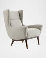 Image 1 of 6: Arteriors Ophelia Wingback Lounge Chair