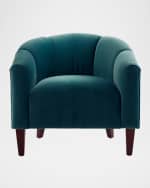 Image 2 of 7: Arteriors Misha Velvet Accent Chair