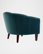 Image 4 of 7: Arteriors Misha Velvet Accent Chair