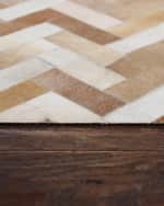 Image 4 of 6: Kendrick Hair on Hide Rug, 10' x 14'