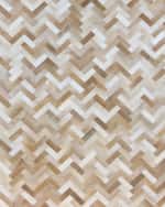 Image 1 of 6: Kendrick Hair on Hide Rug, 10' x 14'