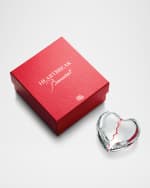 Image 2 of 3: Baccarat x Emily In Paris "Heartbreak" Crystal Puffed Heart Decorative Accent - Limited Edition
