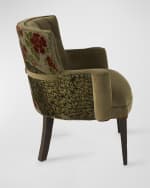 Image 4 of 5: Haute House Sage Peacock Chair