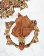 Image 2 of 5: Kim Seybert Maple Hues Beaded Placemat 