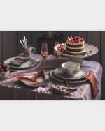 Image 3 of 4: Bordallo Pinheiro Cloudy Butterflies Dessert Plate by Claudia Schiffer