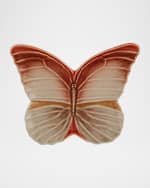 Image 1 of 4: Bordallo Pinheiro Cloudy Butterflies Dessert Plate by Claudia Schiffer