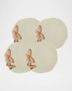 Image 4 of 4: Bordallo Pinheiro Cloudy Butterflies Dessert Plate by Claudia Schiffer