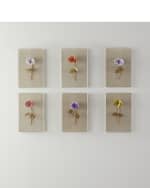Image 4 of 5: Tommy Mitchell "Pansy Study 1" Wall Art