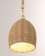 Image 3 of 4: Crystorama Jace 1-Light Mini Pendant