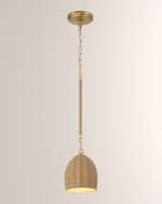 Image 1 of 4: Crystorama Jace 1-Light Mini Pendant