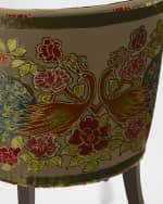 Image 5 of 5: Haute House Refined Simplicity Sage Peacock Chair
