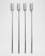 Image 1 of 3: ANNA New York Striations Drink Stirrers, Set of 4