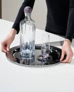 Image 3 of 4: ANNA New York Striations Round Serving Tray, 15.25"