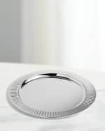 Image 1 of 4: ANNA New York Striations Round Serving Tray, 15.25"