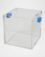 Image 1 of 3: Tizo Clear Lucite Wine Cooler with Handles