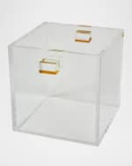 Image 2 of 3: Tizo Clear Lucite Wine Cooler with Handles