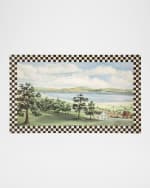 Image 2 of 2: MacKenzie-Childs Courtly Check Landscape Floor Mat, 2' x 3'