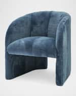 Image 2 of 2: Massoud Lodette Shearling Accent Chair