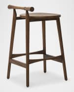 Image 4 of 6: Interlude Home Madeira 26" Counter Stool