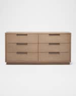 Image 2 of 3: Interlude Home Holmes 6-Drawer Chest