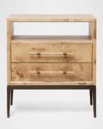 Image 2 of 3: Interlude Home Burton Bedside Chest