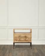 Image 1 of 3: Interlude Home Burton Bedside Chest