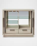 Image 3 of 6: Interlude Home Holmes Bar Cabinet