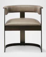 Image 2 of 6: Interlude Home Darcy Leather Dining Chair