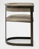 Image 3 of 6: Interlude Home Darcy Leather Dining Chair