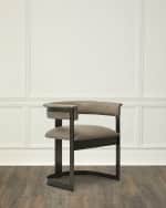 Image 1 of 6: Interlude Home Darcy Leather Dining Chair