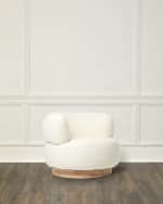 Image 1 of 4: Interlude Home Vale Boucle Lounge Chair