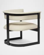 Image 4 of 6: Interlude Home Darcy Leather Lounge Chair