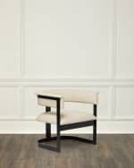Image 1 of 6: Interlude Home Darcy Leather Lounge Chair